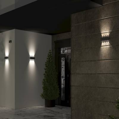 358561 STREET NT21 374 темно-серый Ландшафтный настенный светильник IP54 LED 4000K 8W 85-265V CALLE