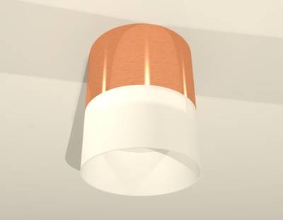 Комплект накладного светильника с акрилом XS8122011 PPG/FR золото розовое полированное/белый матовый GX53 (C8122, N8402)