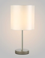 Настольная лампа Crystal Lux SERGIO LG1 NICKEL 2900/501