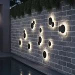 379337 Светильник PIATTO 1x12W LED 1200LM G ЧЕРНЫЙ 3000K IP65