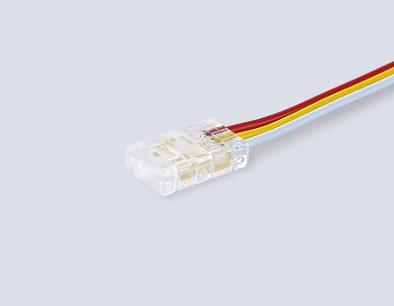 Соединитель гибкий двухсторонний COB CCT 12/24V для лент 8mm GS7911 (3 конт.) (5шт. в комплекте)