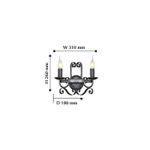 Бра Palermo 2162-2W, 2*E14*40W. ТМ F-Promo