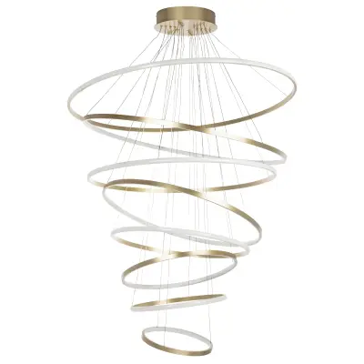 736483 Люстра ROTONDA 293W LED 8471LM 120G ЗОЛОТО 3000K