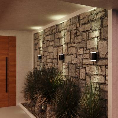 SL9009.402.01 Светильник уличный потолочный ST-Luce черный/белый GU10 1*50W