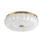 7719/48L PIKO LED SN 40 Светильник металл/стекло/прозрачный/золотой LED 48Вт 3000-6500K D400 IP20 пульт ДУ TESORO