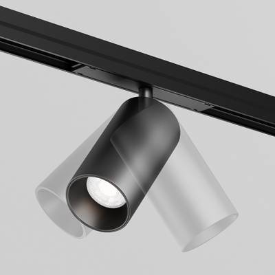 Уличный трековый светильник Фокус / Focus Led Exility IP 4000К 20Вт 36° черный, O-TR02-1-S-20WB4K. TM Maytoni