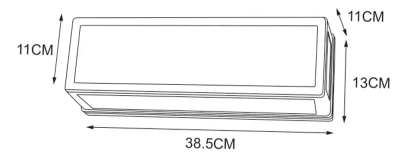 Уличный настенный светильник Arte Lamp ALPHARD A8526AL-2BK, 2хE27