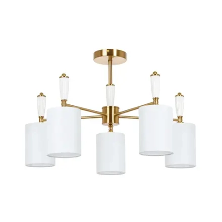 Люстра на штанге Arte Lamp WAVERLEY A4102PL-5PB, 5хE14
