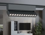 Светильник светодиодный трековый для шинопровода Magnetic Ultra Slim GV1474 BK черный IP20 12W 4200K 48V 24° 230*26*80