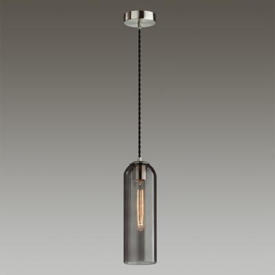 4805/1 PENDANT ODL21 407 никель/дымчатый Подвес E27 1*60W VOSTI