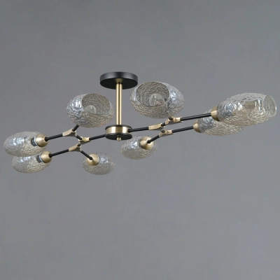 IL0272-8CSQ-25 BK AB TRENTO светильник потолочный ILLUMICO, E14х8