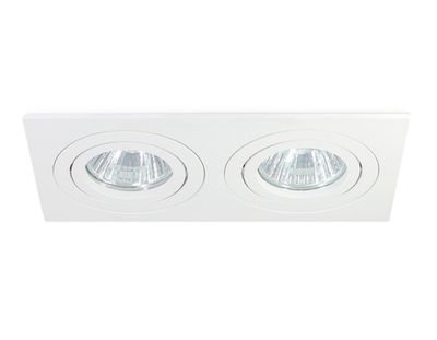 Встраиваемый поворотный точечный светильник GU5.3 TN102626/2 WH белый GU5.3 175*95*28