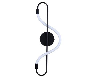 08040-L,19 Настенный светильник Далия черный w23*9 h59 Led 15W (4000K)