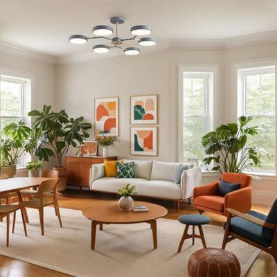 5651/99CL LEDIO LN23 275 серый, дерево Люстра потолочная LED 108W  3000/4000/6000К 220V BRAD