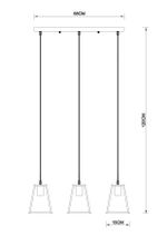 Подвесной светильник Arte Lamp BRUSSELS A8030SP-3BK, 3хE27
