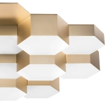 750161 Люстра потол FAVO LED-80W 3840LM Satin Gold 3000K Lightstar