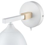 8095/1W MODERNI LN25 268 белый/белый металл, дерево/металл Бра Е27 1*60W 220V COLANGE