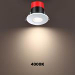 358639 SPOT NT21 520 белый Светильник встраиваемый светодиодный диммируемый, смена цв. температуры IP65 LED 3000К\4000К\5000К 8W 220V REGEN