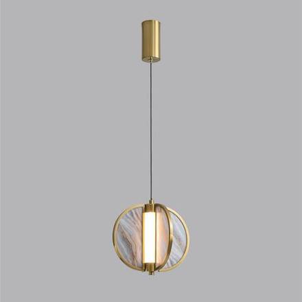 5448/12L L-VISION ODL_EX25 085 Подвесной светильник бронзовый/металл/акрил/искусственный мрамор IP20 LED 12W 3000K 220V TOSCANA