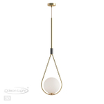4810/1A PENDANT ODL21 415 золтой/черный/белый Подвес E14 1*40W FLARI