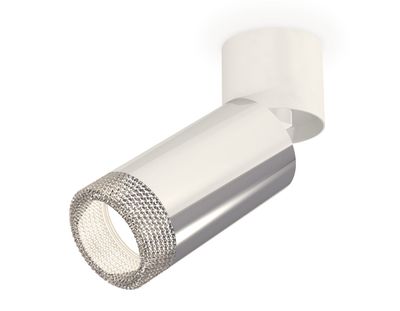 Комплект накладного поворотного светильника XM6325031 PSL/WH/CL серебро полированное/белый/тонированный (A2220, C6325, N6150)