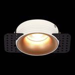 ST218.528.01 Св-к встр. Белый GU10 1*50W  IP20 D85xH30 165-265V Без ламп