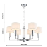 Подвесная люстра Laciness 2607-6P. ТМ Favourite