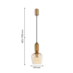 Подвес Dubbel 4352-1P, 1*E27*40W. ТМ F-Promo