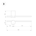 Светильник SP-VINCI-S600x55-7W Warm3000 (WH, 110 deg, 230V) (Arlight, IP20 Металл, 3 года)
