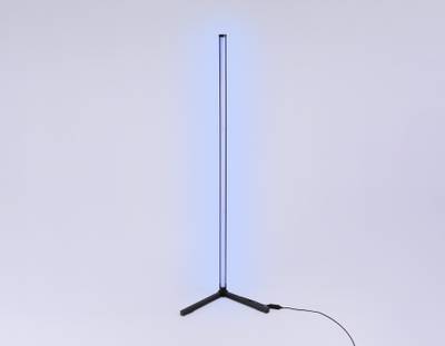 Светильник светодиодный напольный RGB с пультом FL8022 BK черный LED 15W RGB D32*1250 (ПДУ РАДИО 2.4G)