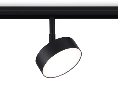 Светильник светодиодный трековый для шинопровода Magnetic GL3853 BK черный IP20 12W 4200K 48V D95*30