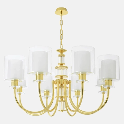 Люстра Crystal Lux ELENA SP8 GOLD 1621/308