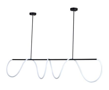 08041-200,19(4000K) Подвес диммируемый Далия черный L227 h100 Led 120w (4000K) с пультом ДУ