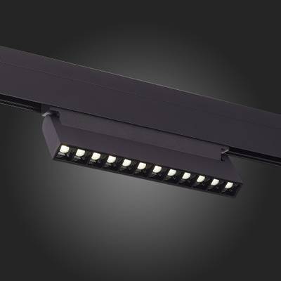 ST364.446.12 Магнитный трековый светильник Черный LED 1*12W 4000K 1 009Lm Ra&gt;80 36° IP20 L219xW22xH108 48V