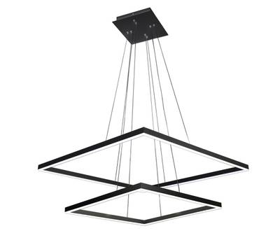 08229,19(4000K) Люстра Альтис черный h200 w80+60 Led 86W (4000K)