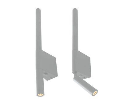 08079,01 Настенный светильник Прани белый w10*2,5 h44,5 Led 3W+5W (3000K)