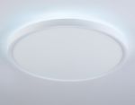 Потолочный светодиодный светильник FZ3005 WH белый IP44 33W+10W 6400+6400К D375*40 (Без ПДУ)