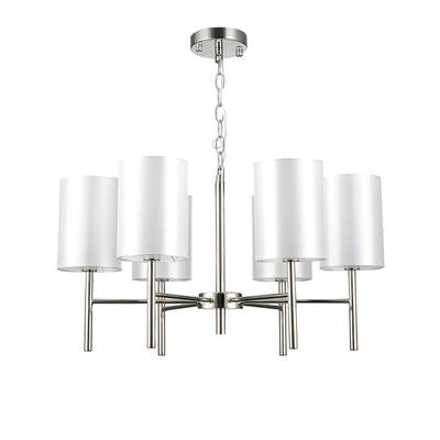 SLE107303-06 Светильник подвесной Никель/Белый E14 6*40W