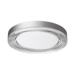 7728/76L MITRA LED SN 101 Светильник металл/акрил/серебро/прозрачный LED 76Вт 4000K D400 IP20 INFINITA