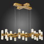 SL6007.203.26 Люстра подвесная ST-Luce Латунь/Прозрачный LED 26*2,5W 4000K