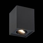 ST109.407.01 Светильник потолочный Мат. черный GU10 1*50W  L100xW100xH123 220V Без ламп
