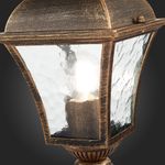 SL082.205.01 Светильник уличный наземный ST-Luce Бронза/Бронза, Прозрачный E27 1*60W