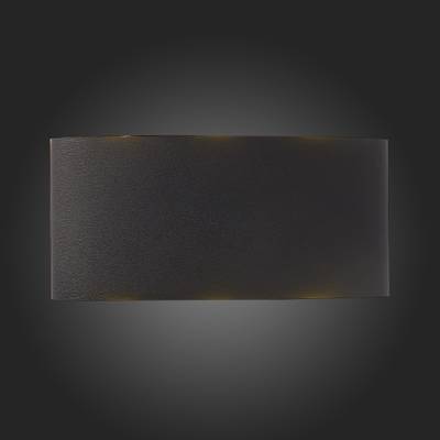 SL089.401.06 Светильник уличный настенный ST-Luce Черный кварцевый LED 6*1W 4000K