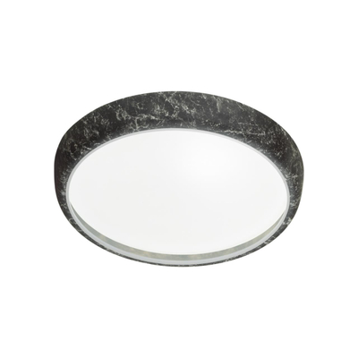 7639/DL COLOR SN 137 Светильник пластик/черн. мрамор LED 48Вт 4000K D410 IP43 MRAMO BLACK