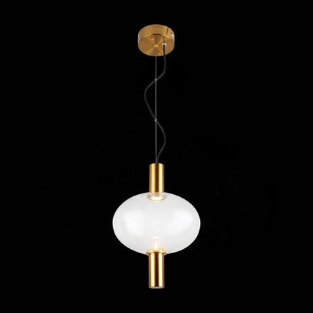 SL1582.303.01 Светильник подвесной ST-Luce Бронзовый/Прозрачный LED 1*7W 2700K