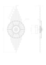 Настенный светильник Arte Lamp ALMAAZ A2564AP-1PB, 1хLED