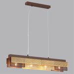 8005/4A MODERNI LN25 164 кофе/кофе, золотой металл/металл Подвесной светильник Е14 4*40W 220V DANA