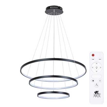 Подвесная люстра Arte Lamp FRODO A2197SP-3BK, 1хLED
