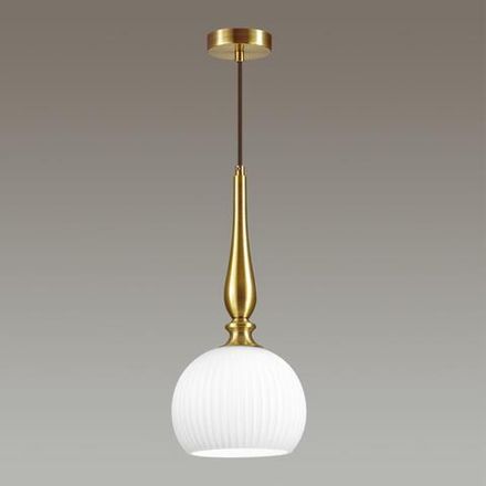 4767/1 PENDANT ODL21 491 белый/бронзовый Подвес E27 60W RUNGA