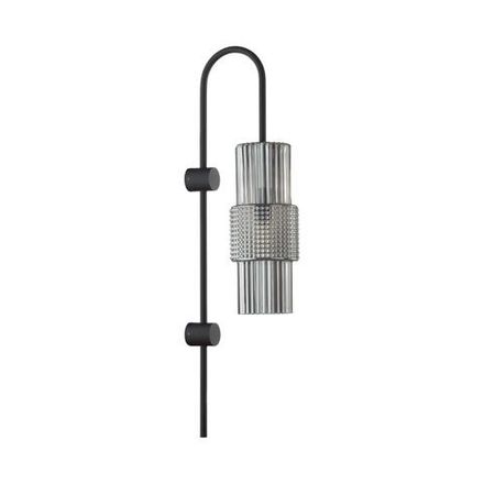5016/1W MODERN ODL23 481 черный/дымчатый металл/стекло Бра E14 1*40W PIMPA
